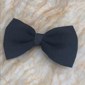 Black Bow  hair clip